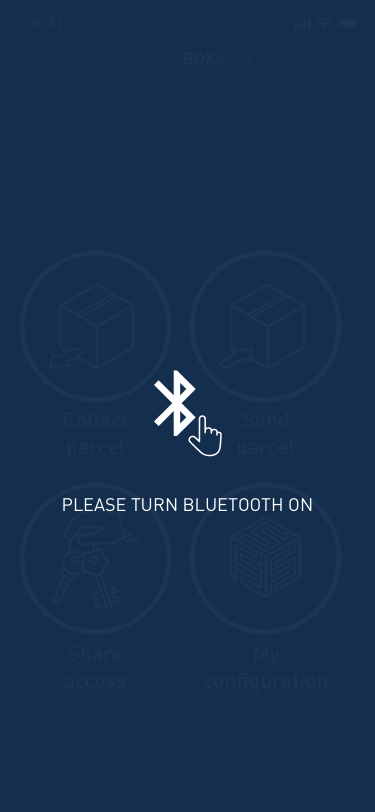 No bluetooth error message